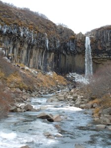 Svartifoss, the black waterfall.