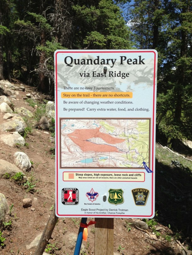 There is no such thing as an easy 14er.