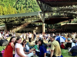 Just getting some culture at a Bravo! performance in Vail.