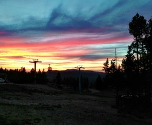 Just another gorgeous sunset in Vail. 
